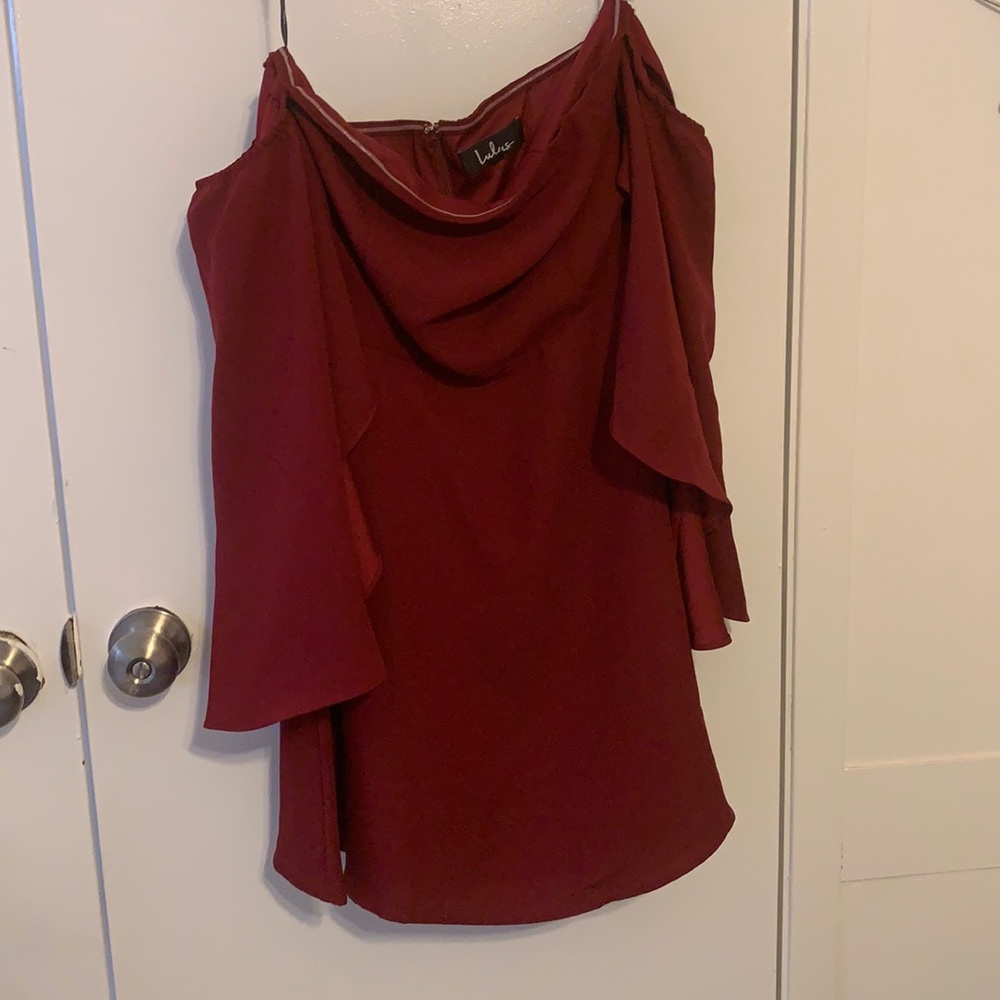 Off the shoulder mini dress
